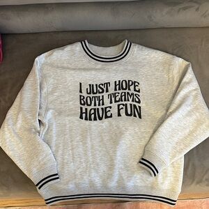 Gray Crewneck Sweatshirt